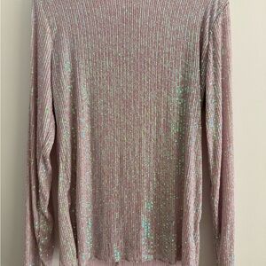 Free People Gold Rush Long Sleeve Top – Size XL (New Without Tags)